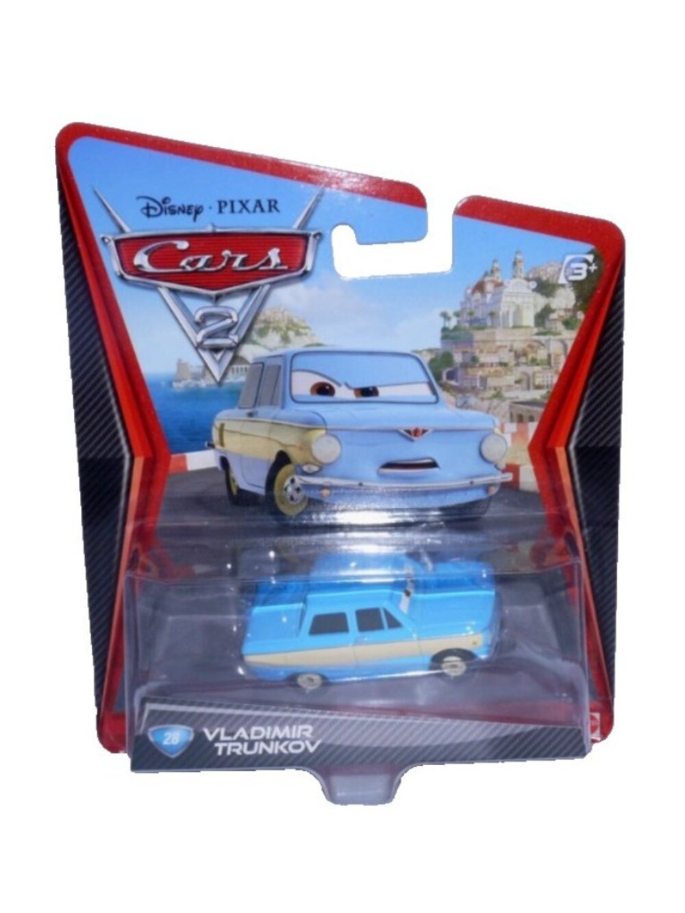 Disney Pixar Cars 2 Vladimir Trunkov 28 New, Mattel 2011